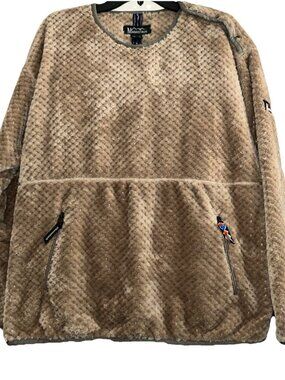 Manastash Plush Fleece Pullover - Tan Men’s Large